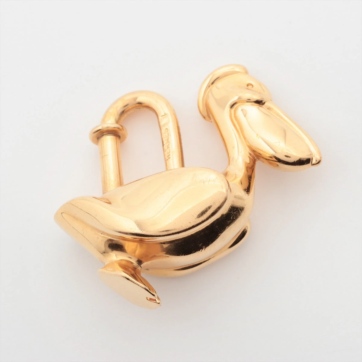 希少❣ 美品　エルメス　ペリカン カデナ　1992年限定 チャーム　シルバー色 希少❣ 美品 エルメス ペリカン カデナ 1992年限定 チャーム