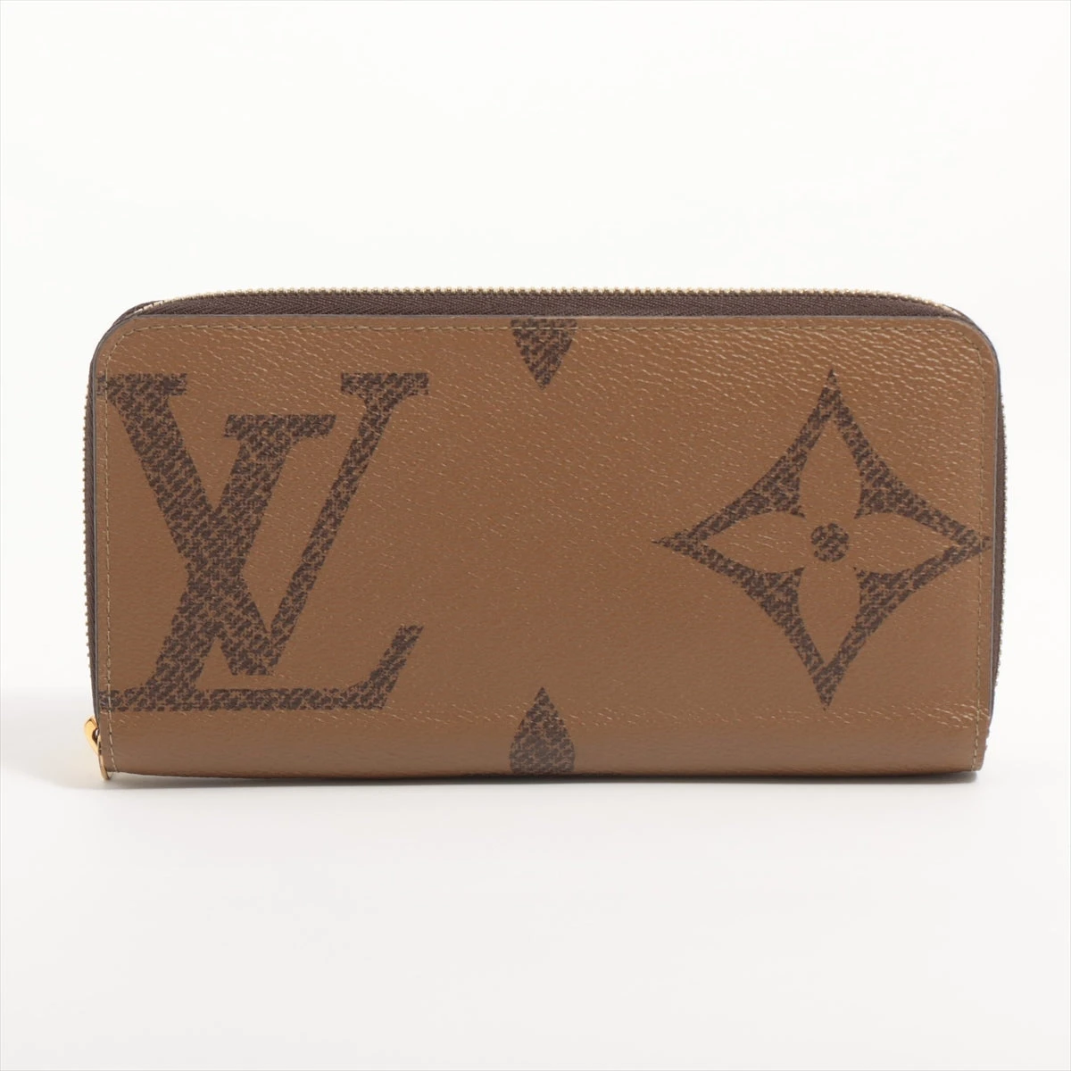 ルイヴィトン【最高級美品】モノグラムリバースジャイアントジッピーパース ルイ・ヴィトンモノグラムジャイアントリバースジッピーウォレット
