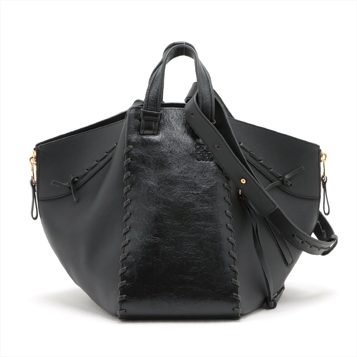 ロエベ ハンモック レース レザー 2WAYショルダーバッグ