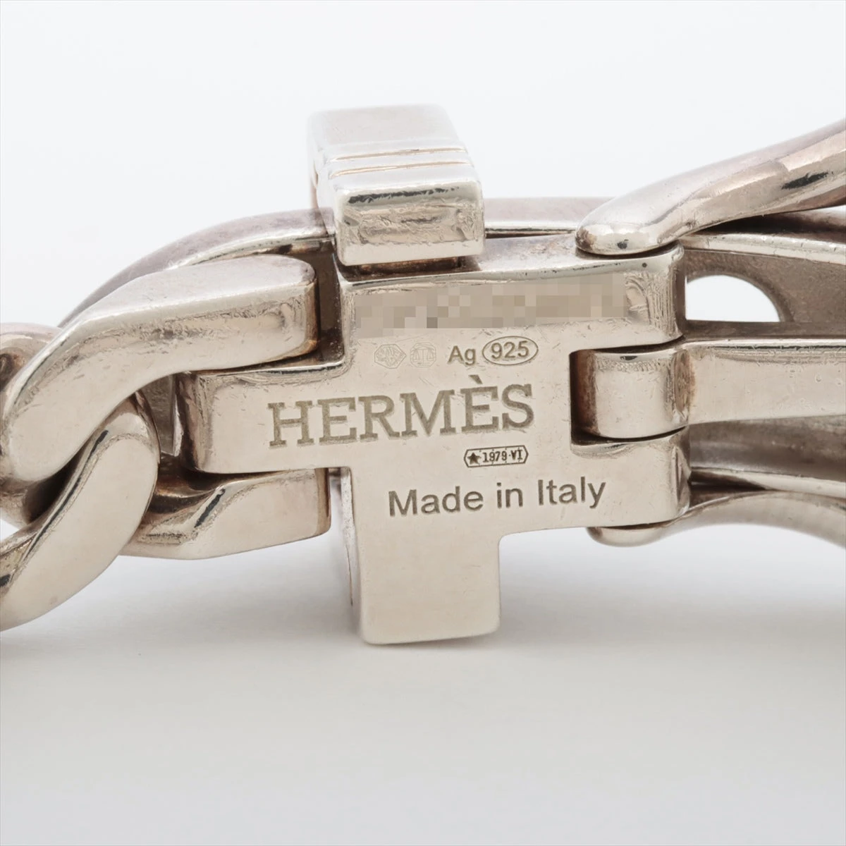 HERMES エルメス ブックルセリエ GM ブレスレット シルバー　925 HERMES エルメス ブックルセリエ GM ブレスレット シルバー