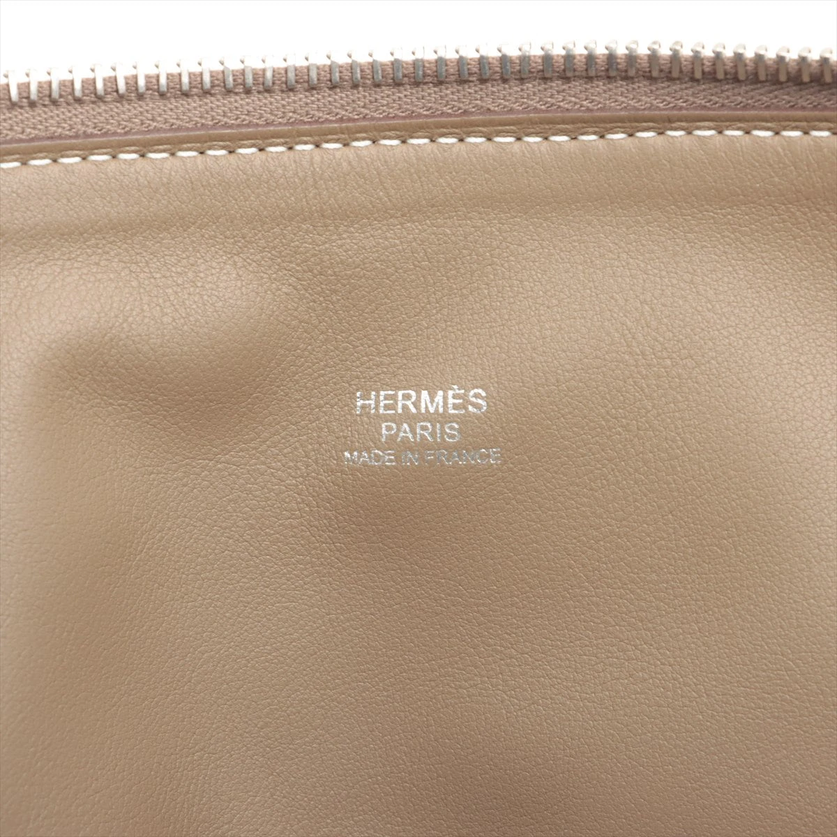 エルメス ボリード31 トリヨンクレマンス エトゥープ シルバー金具 U 