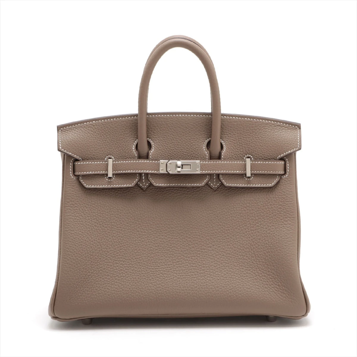 エルメス バーキン25 トゴ エトゥープ シルバー金具 B:2023年
