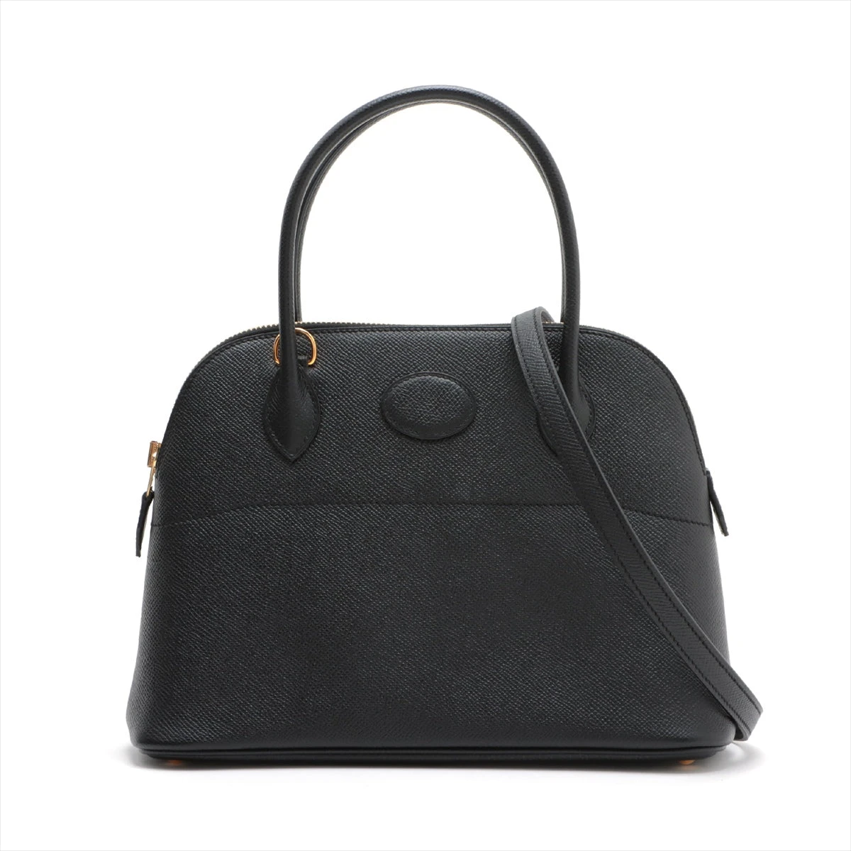 エルメス ボリード27 ヴォーエプソン ブラック ゴールド金具 A:2017年  