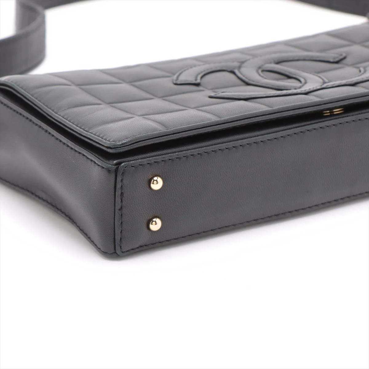 ✨美品✨ CHANEL シャネル キーケース 6連 ラムスキン チョコバー 黒 0144187-1.jpg