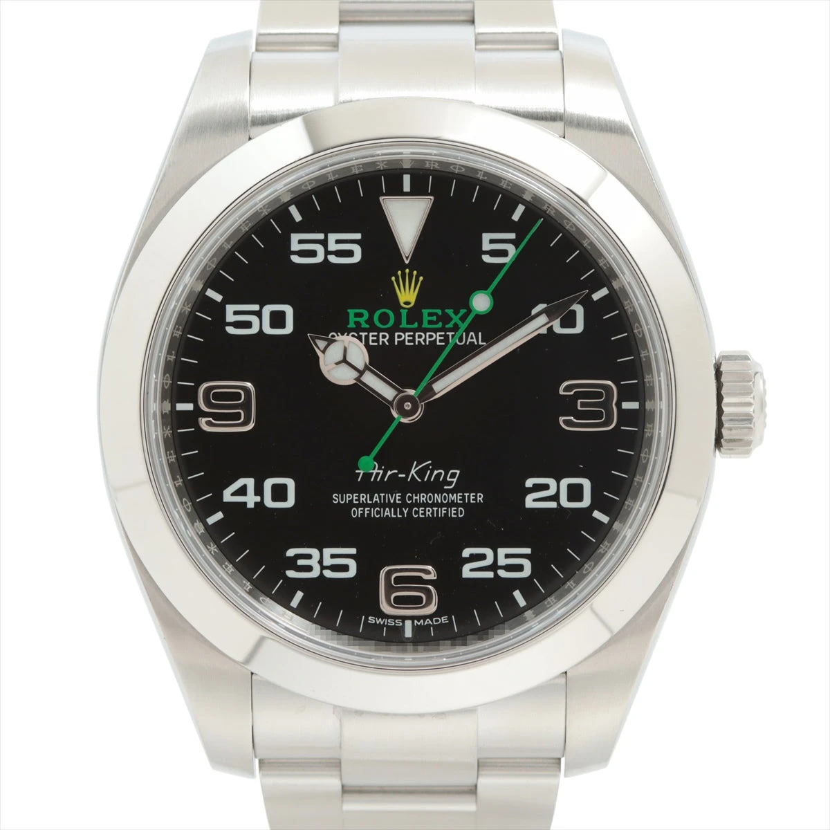 ロレックス エアキング 116900 SS AT 黒文字盤