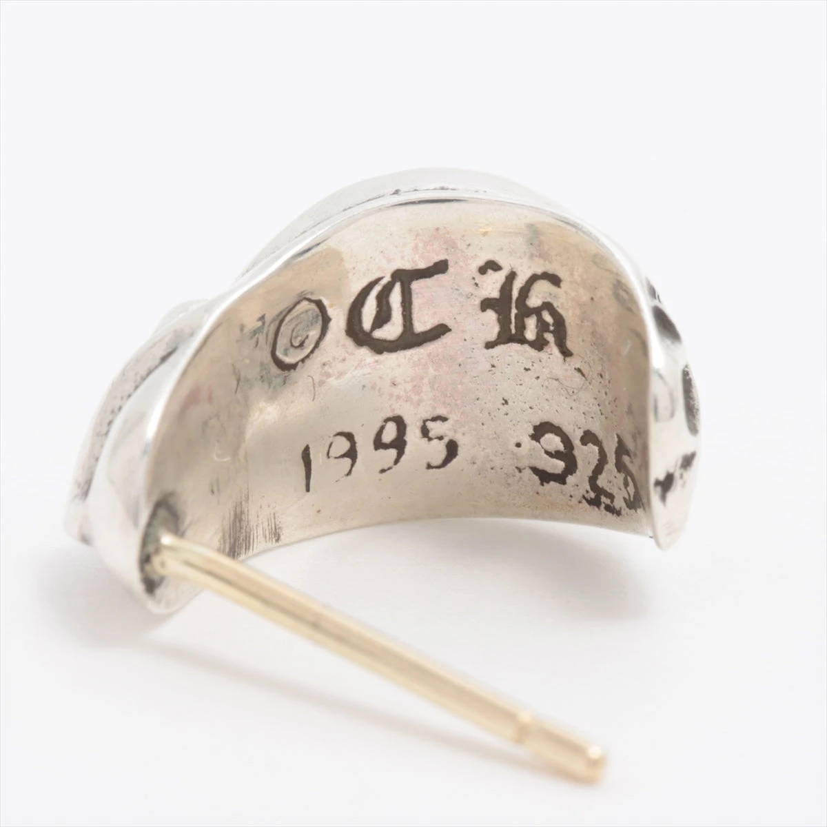 クロムハーツ　カーブティアドロップイヤリング クロムハーツカーブティアドロップイヤリング（ピアス）|クロム