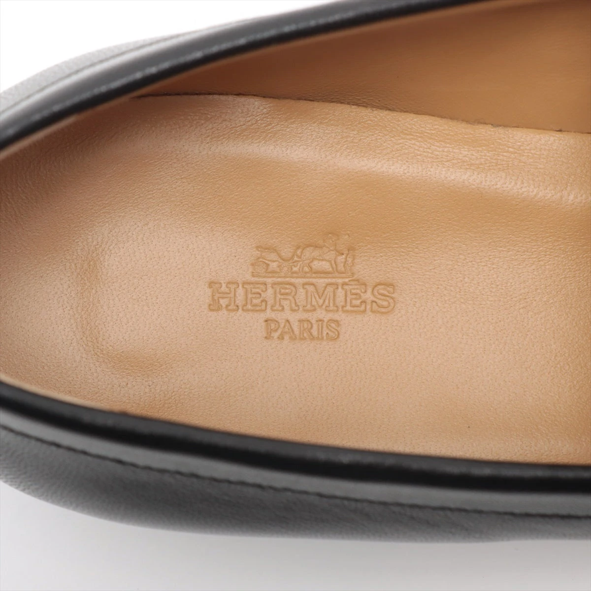 HERMÈS メンズ ローファー コンスタンス ダークブラウン 40