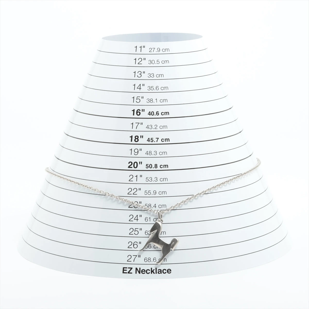 エルメス　パナッシュ　シルバーネックレス エルメス パナッシュ ネックレス メタル シルバー A2336398