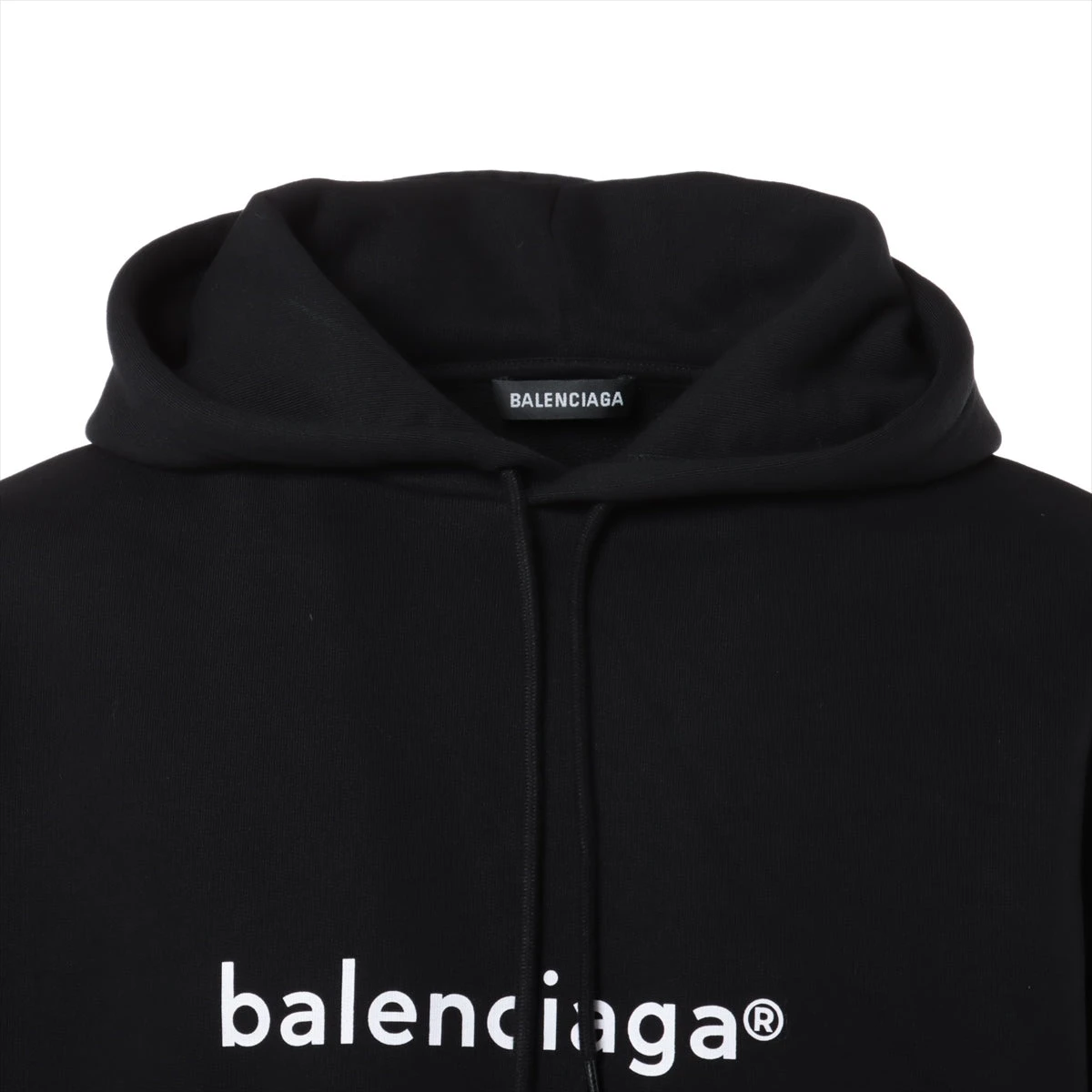 セール!!BALENCIAGA★570811 バレンシアガ 20年 コットン パーカー XL メンズ ブラック