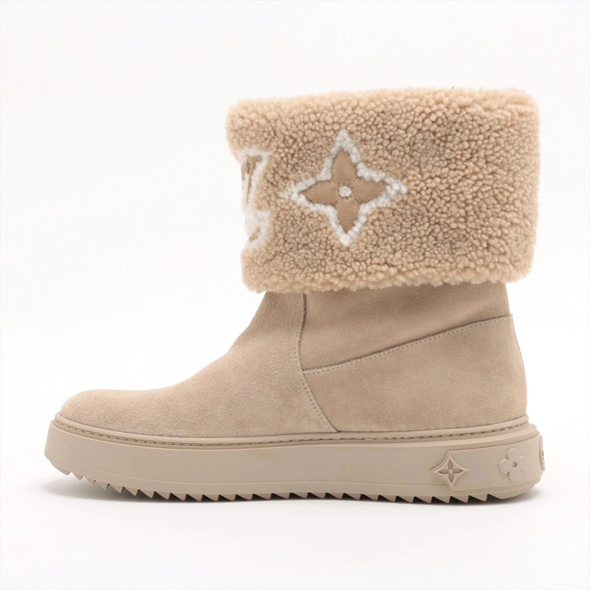 ルイヴィトンモノグラムスエードムートンブーツ38