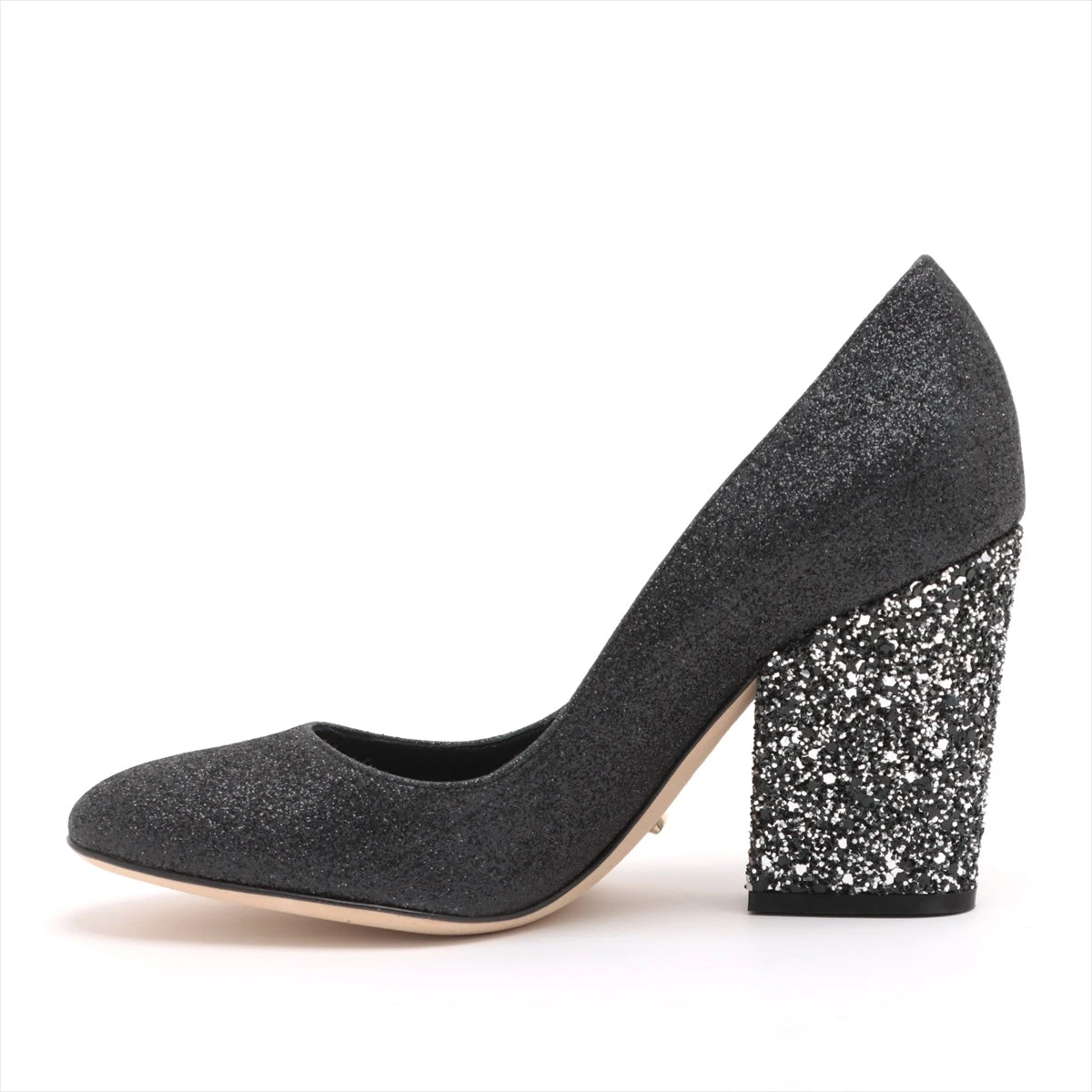 美品 セルジオロッシ パンプス 黒 箱付き パンプス ブラック ミッドヒール: 75mm, sr1 - Pumps Black