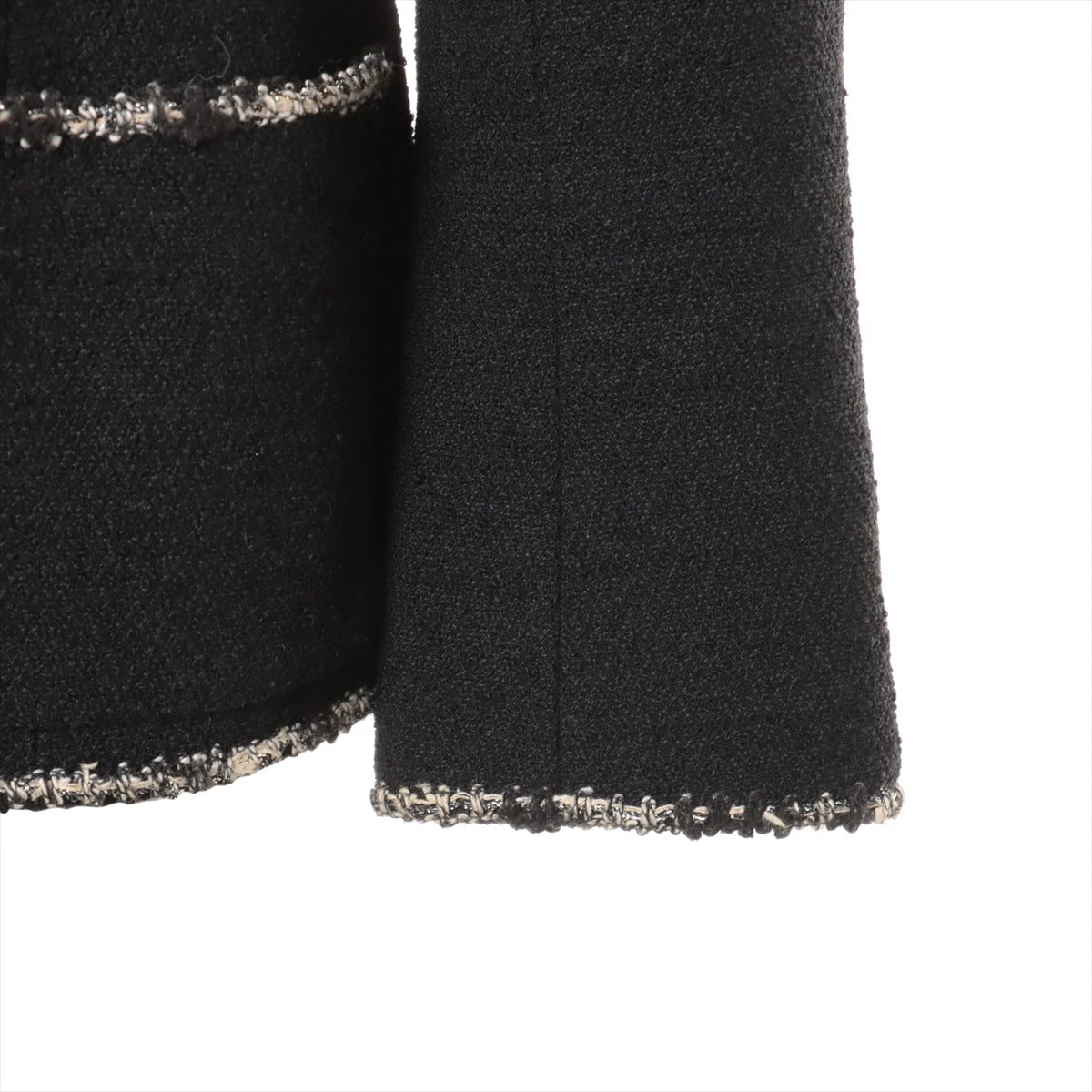 美品✨CHANEL ジャケット　ウール　38 裏地ココマーク シャネル ココボタン 05C ウール ジャケット 38 レディース