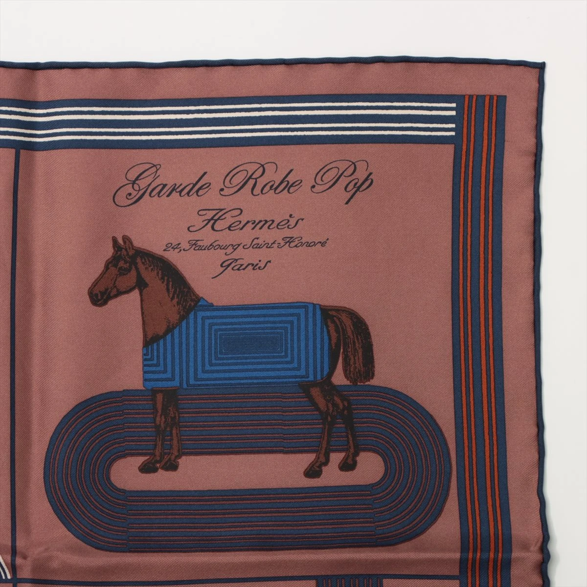 HERMES エルメス カレ45 ボルデュック ネイビー エルメス スカーフ カレ45 星座 ネイビー 箱 | 東京銀座の