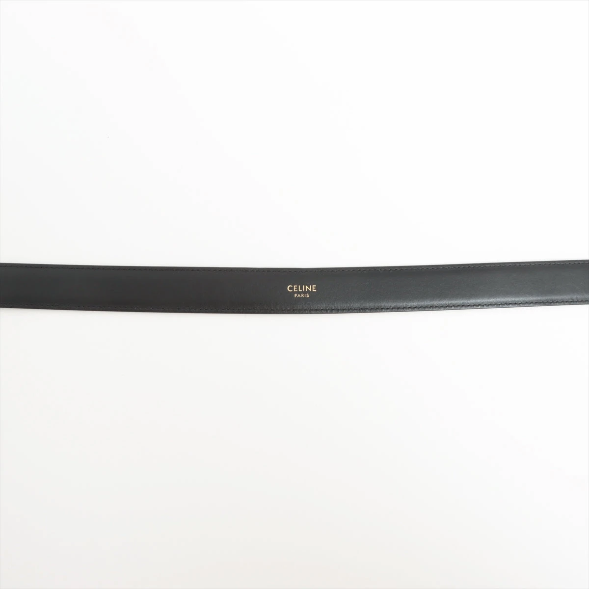 セリーヌ トリオンフ ベルト 90 GP×革 ブラック A2315873｜中古