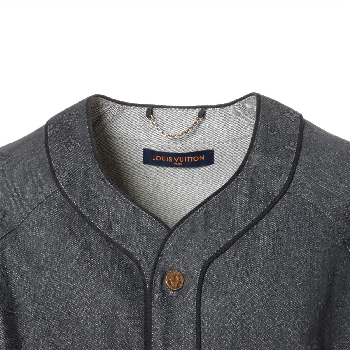 【国内正規品】 ヴィトン 22SS コットン×ポリウレタン デニムシャツ XXL メンズ トップス