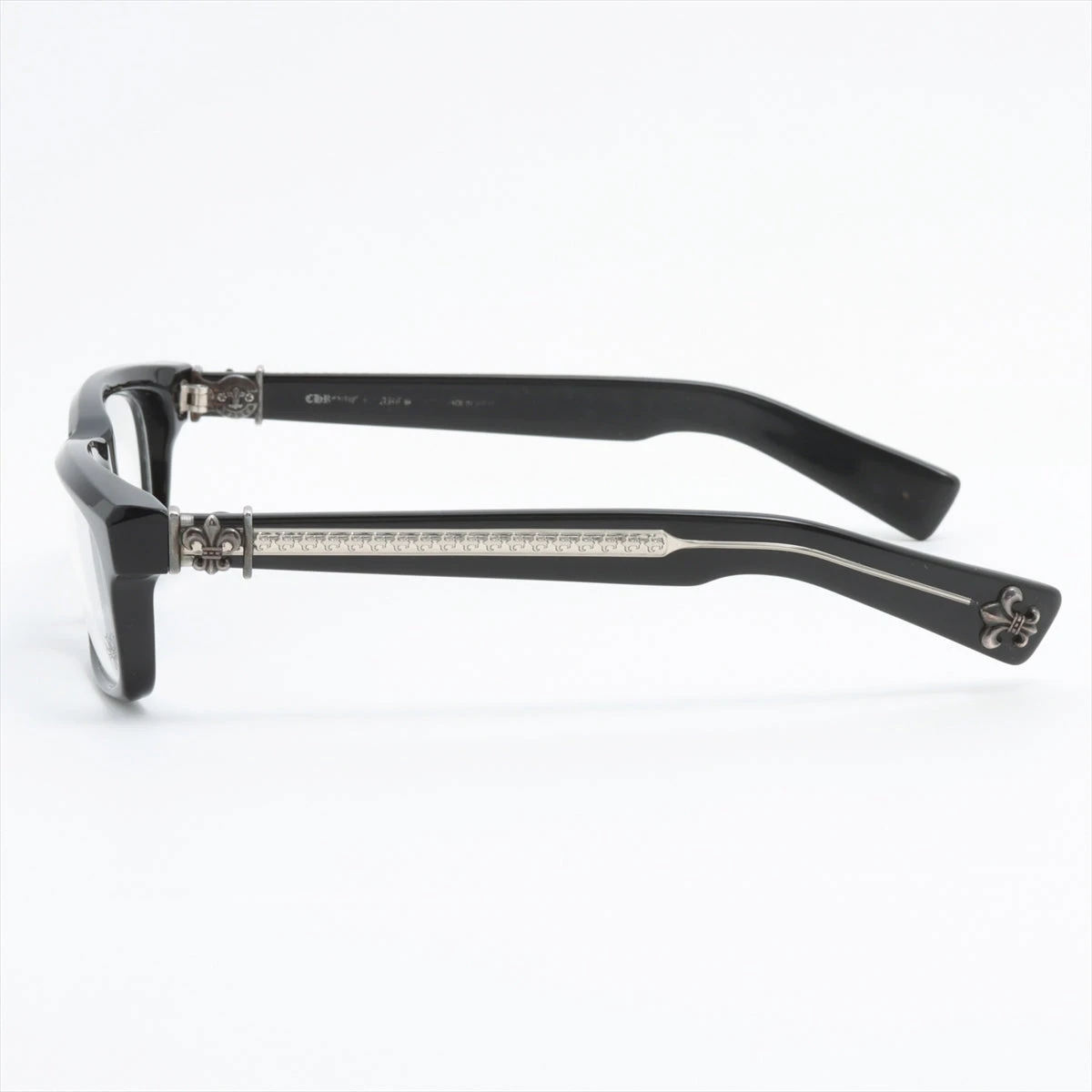クロムハーツ サングラス SPLAT-A 黒×シルバー CHROME HEARTS クロムハーツ SPLAT-A アイウェア ブラック 眼鏡