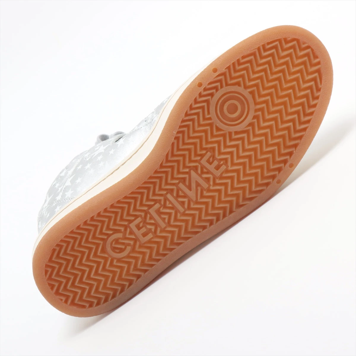 セリーヌ レザー スニーカー 38 レディース シルバー MU0252 箱