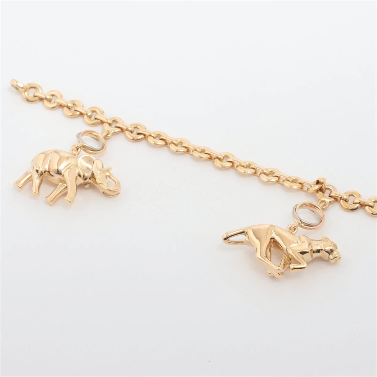 カルティエ トリニティ ブレスレット 750(YG×PG×WG) 42.3g 一部刻印