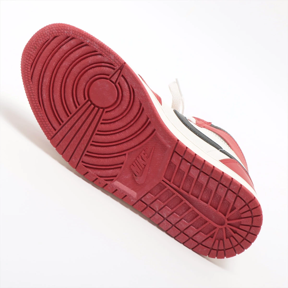 Nike Air Jordan 1 赤/白 レザー シューズ 本体 ナイキ AIR JORDAN 1 RETRO HIGH OG レザー ハイカット