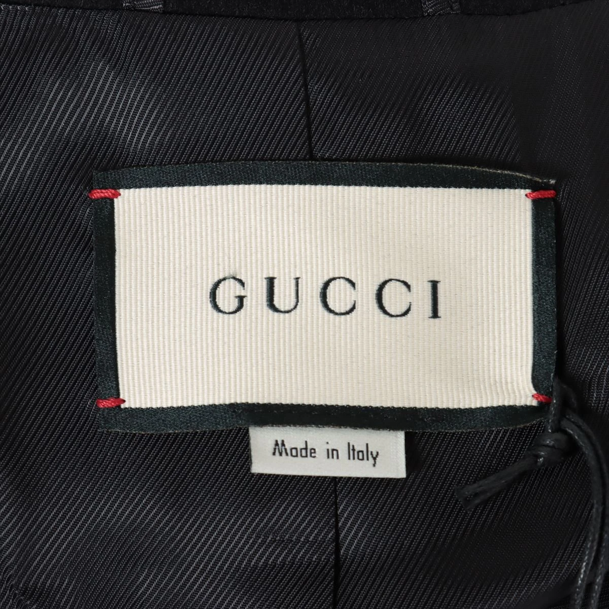 グッチ GGマーモント ウール コート 36 レディース ブラック ライナー