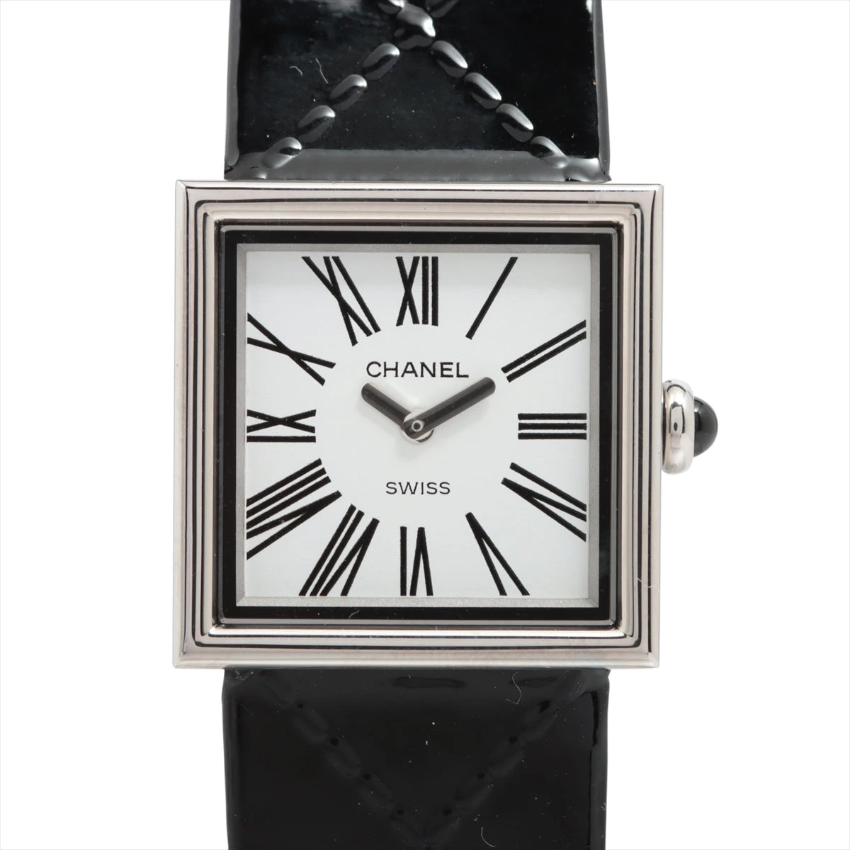 シャネル マドモアゼル H0572 SS×革 QZ 白文字盤 AH018169｜中古