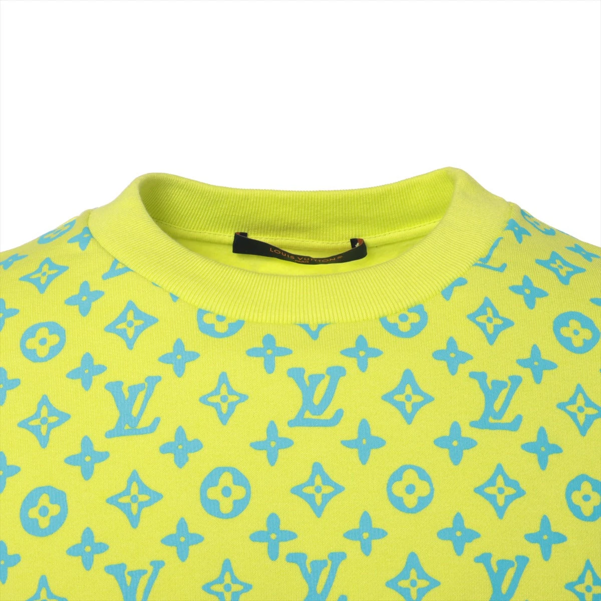 【極美品✨】LOUIS VUITTON スウェットシャツ トレーナー イエロー ヴィトン 23SS コットン スウェット S メンズ イエロー RM231