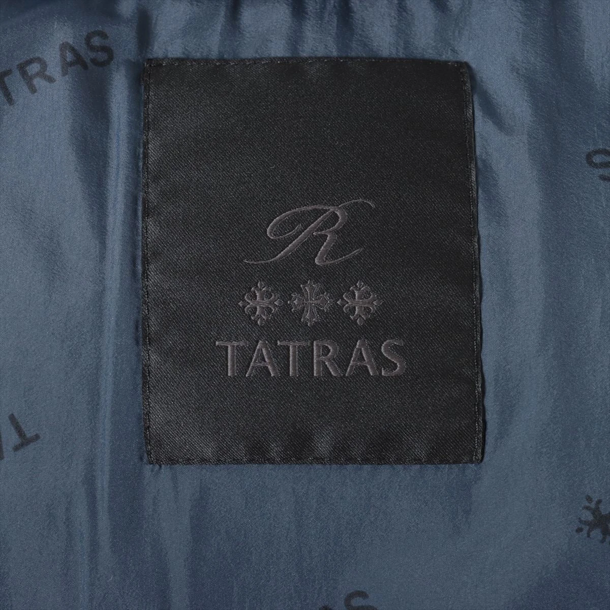 タトラス 21AW ウール×シルク ダウンジャケット 03 メンズ ネイビー 