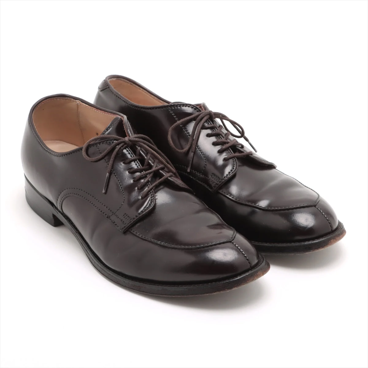 靴の王様☆ALDEN(オールデン) 54321 Color8 レザーシューズ オールデン コードバン レザーシューズ 8 メンズ ブラウン 54321
