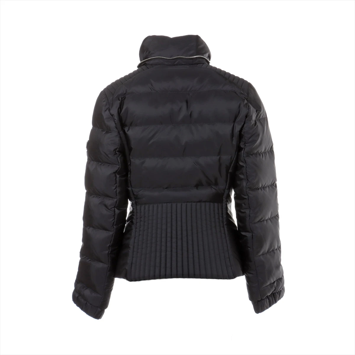 プラダ 18AW ナイロン ダウンジャケット 42 レディース ブラック