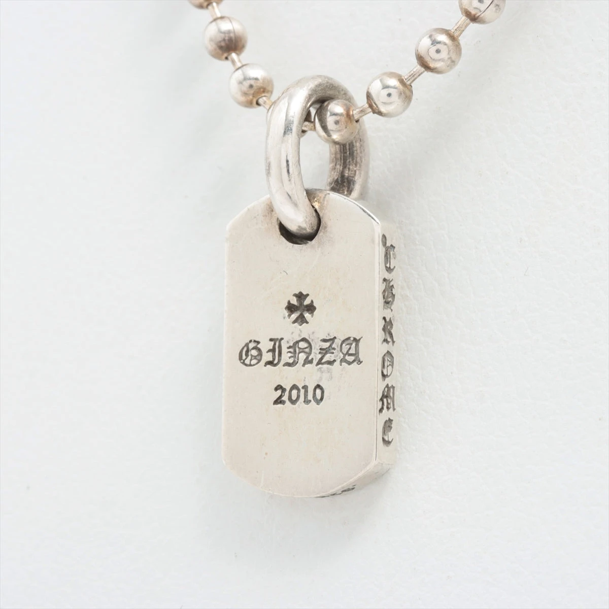 クロムハーツ ネックレス 925 12.1g RSクロス 銀座限定 A2353420｜中古