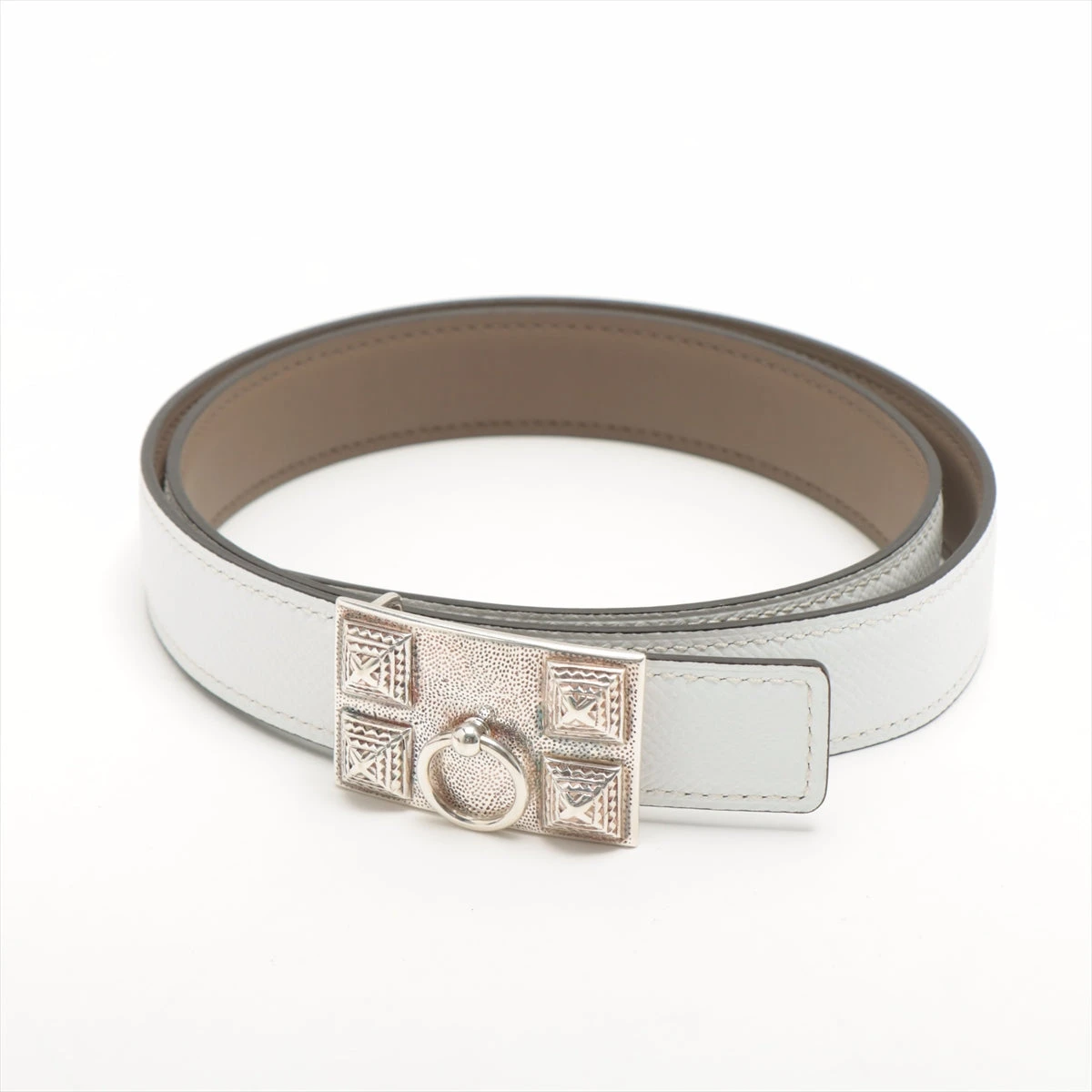 エルメス　HERMES ベルト　コリエドシアン　ベルト　レザー　スタッズ 楽天市場】エルメス コリエドシアン ベルト レディース ヴォー