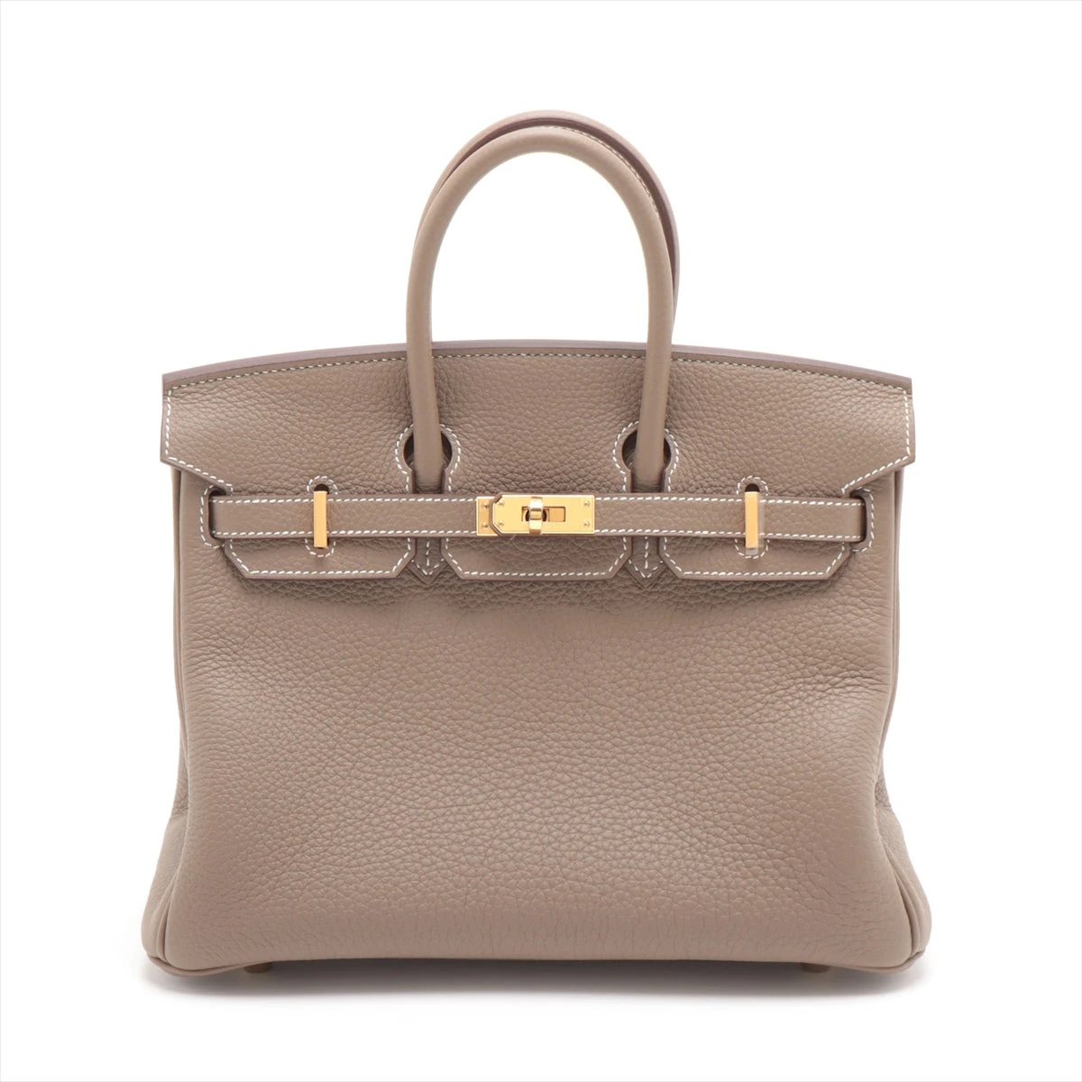 エルメス バーキン25 トゴ エトゥープ ゴールド金具 B:2023年