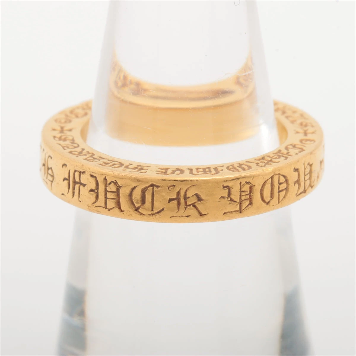 クロムハーツ スペーサーリング FUCK YOU 3mm リング 22k 11.4g