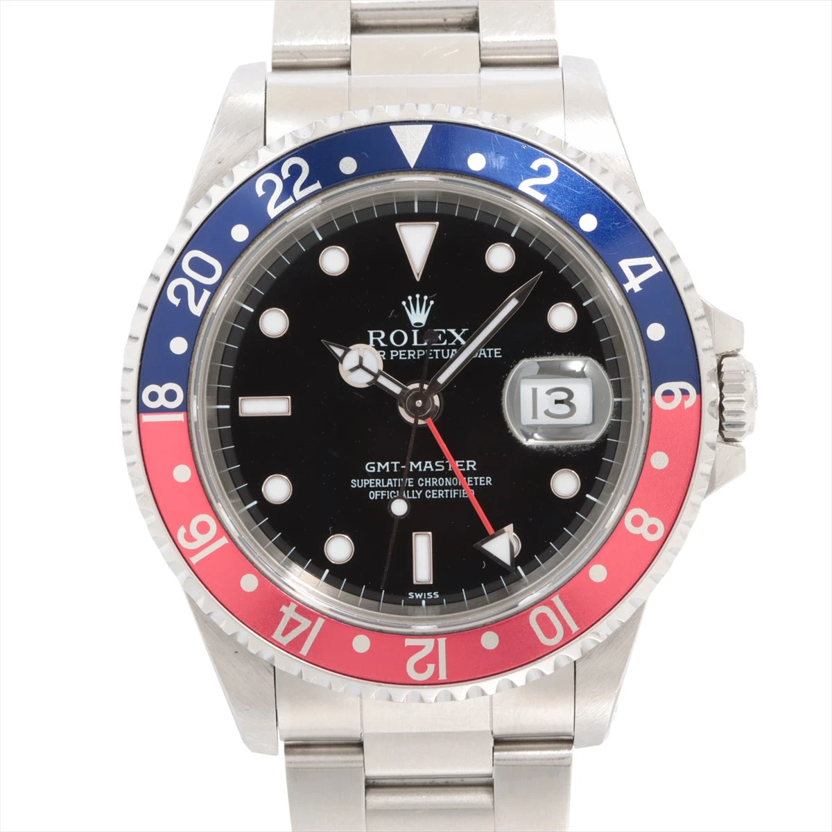 ロレックス GMTマスター 16700 SS AT 黒文字盤