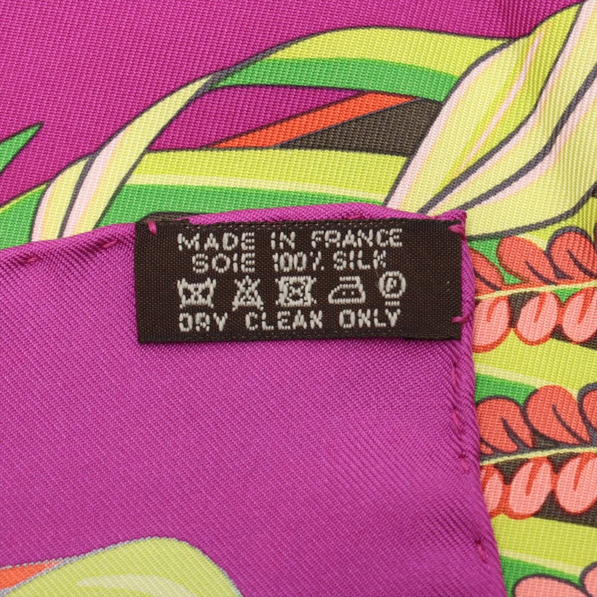 エルメス カレ90 FLAMINGO PARTY フラミンゴパーティ スカーフ シルク