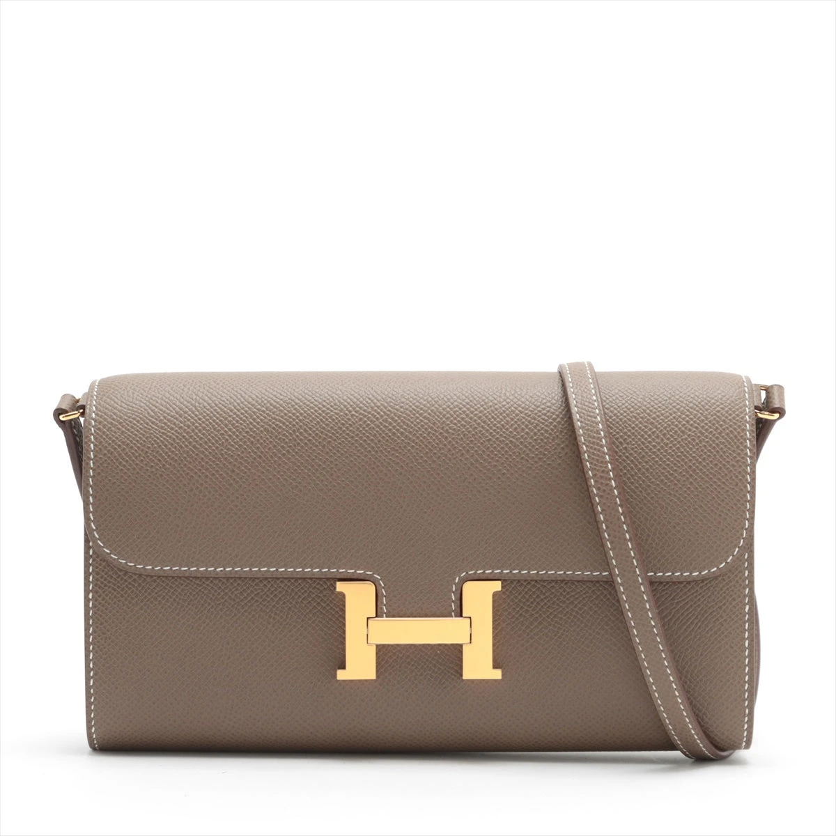 エルメス コンスタンスロング トゥーゴー ヴォーエプソン エトゥープ