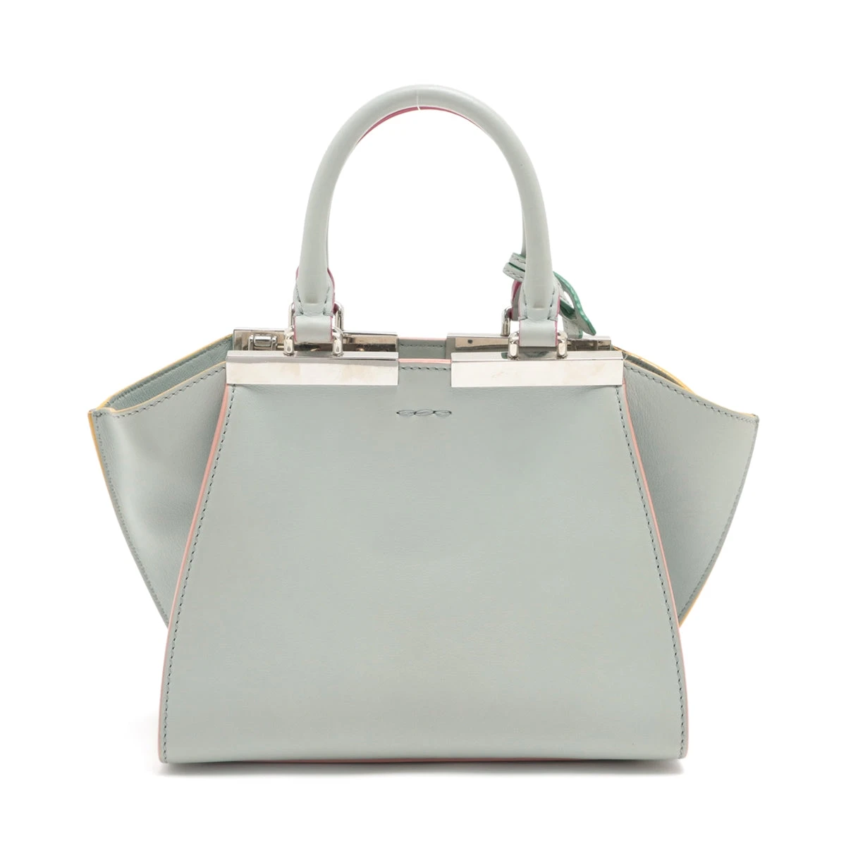 美品 フェンディ プチトロワジュール レザー 2way ハンドバッグ ショルダー FENDI フェンディ ハンドバッグ ショルダーバッグ プチ トロワ