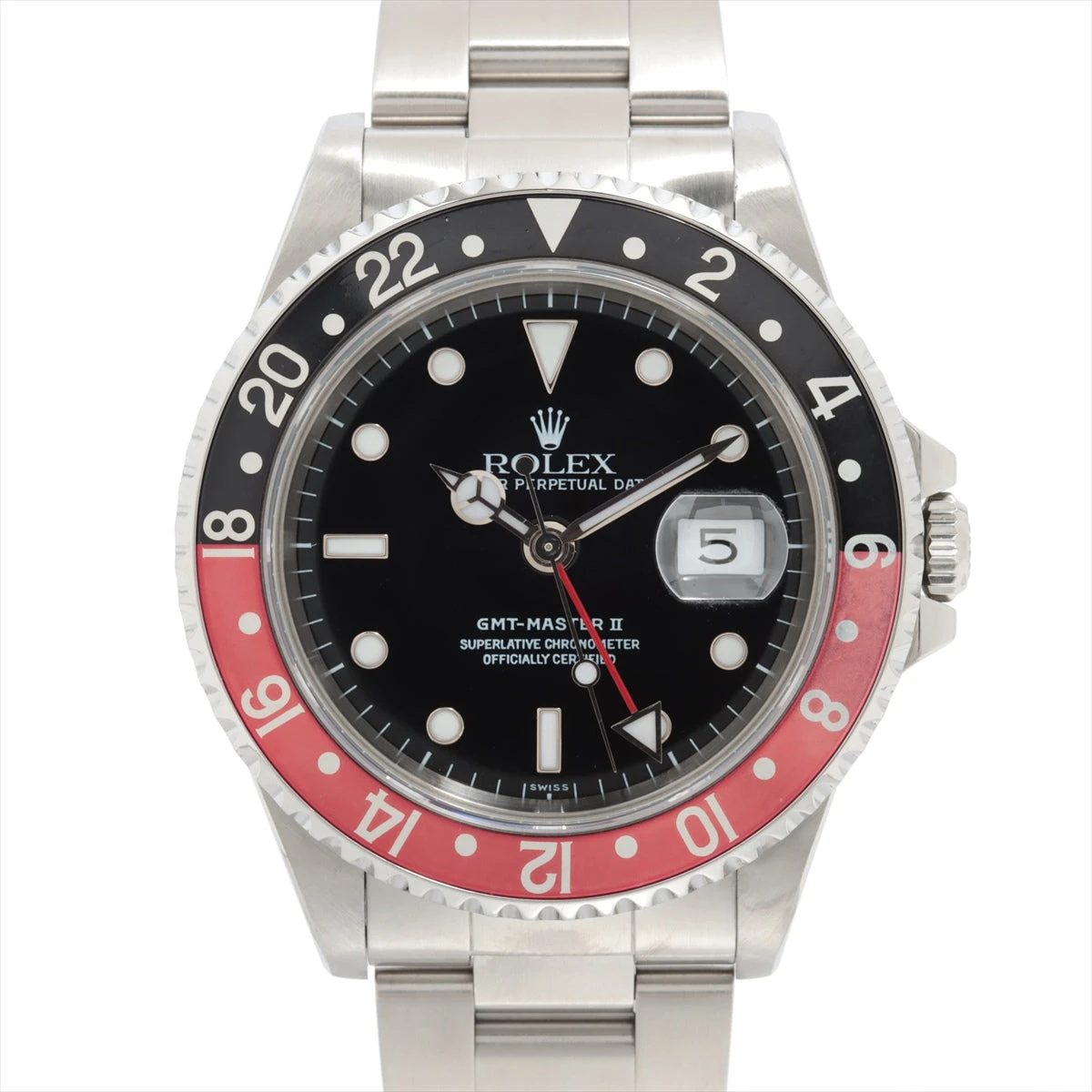 ロレックス GMTマスター Ⅱ 16710 SS AT 黒文字盤