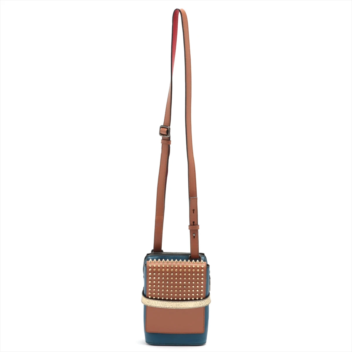 ルブタン　ベンチリポーター　ショルダーバッグ　スタッズ Christian Louboutin クリスチャンルブタン ベンチ リポーター