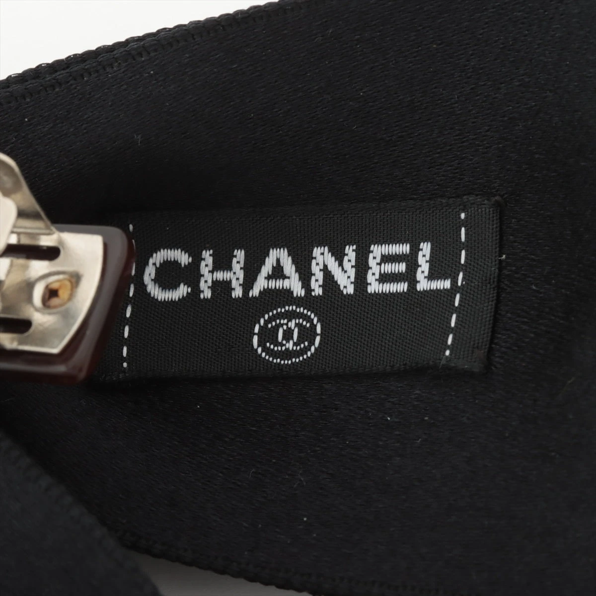 CHANEL リボンバレッタ シャネル リボン バレッタ ファブリック ブラック A2058764
