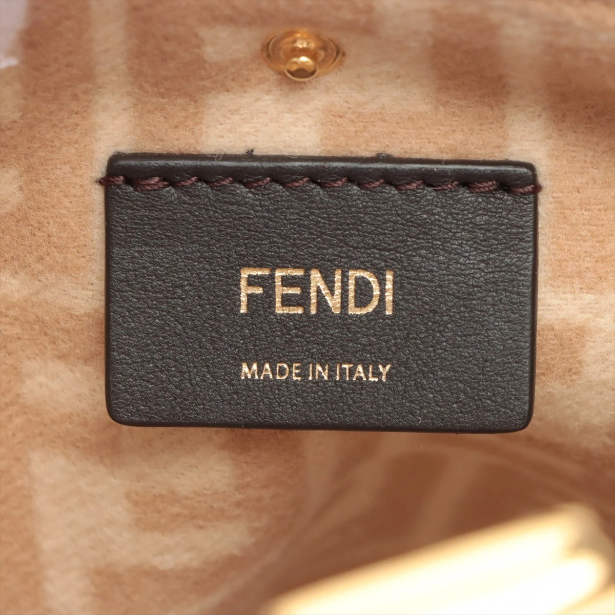 FENDI フェンディ ズッカ ピーカブー エックス トート ウール×レザー