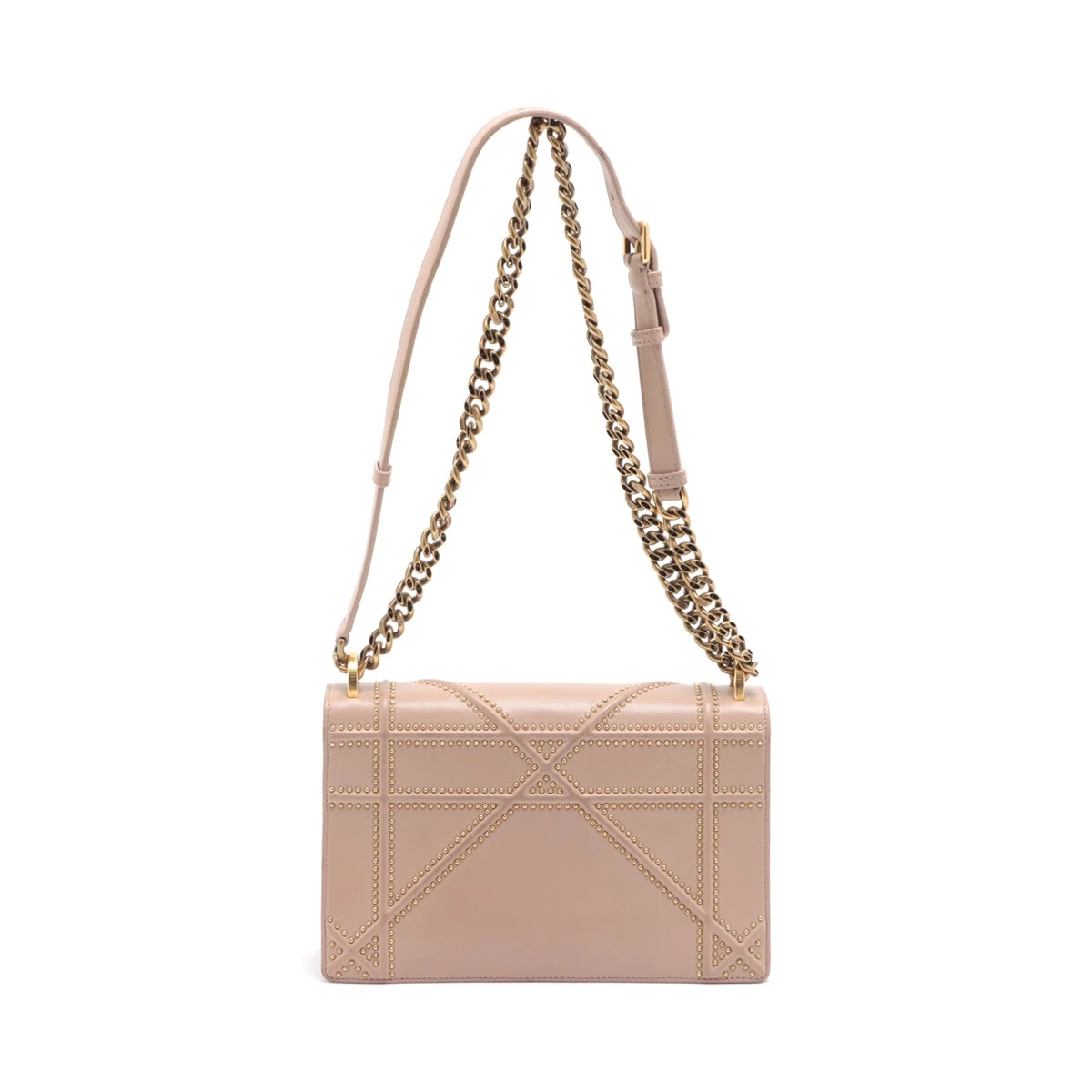 美品【ディオール】レザーチェーンショルダーバッグ Christian Dior】クリスチャンディオール レディディオール