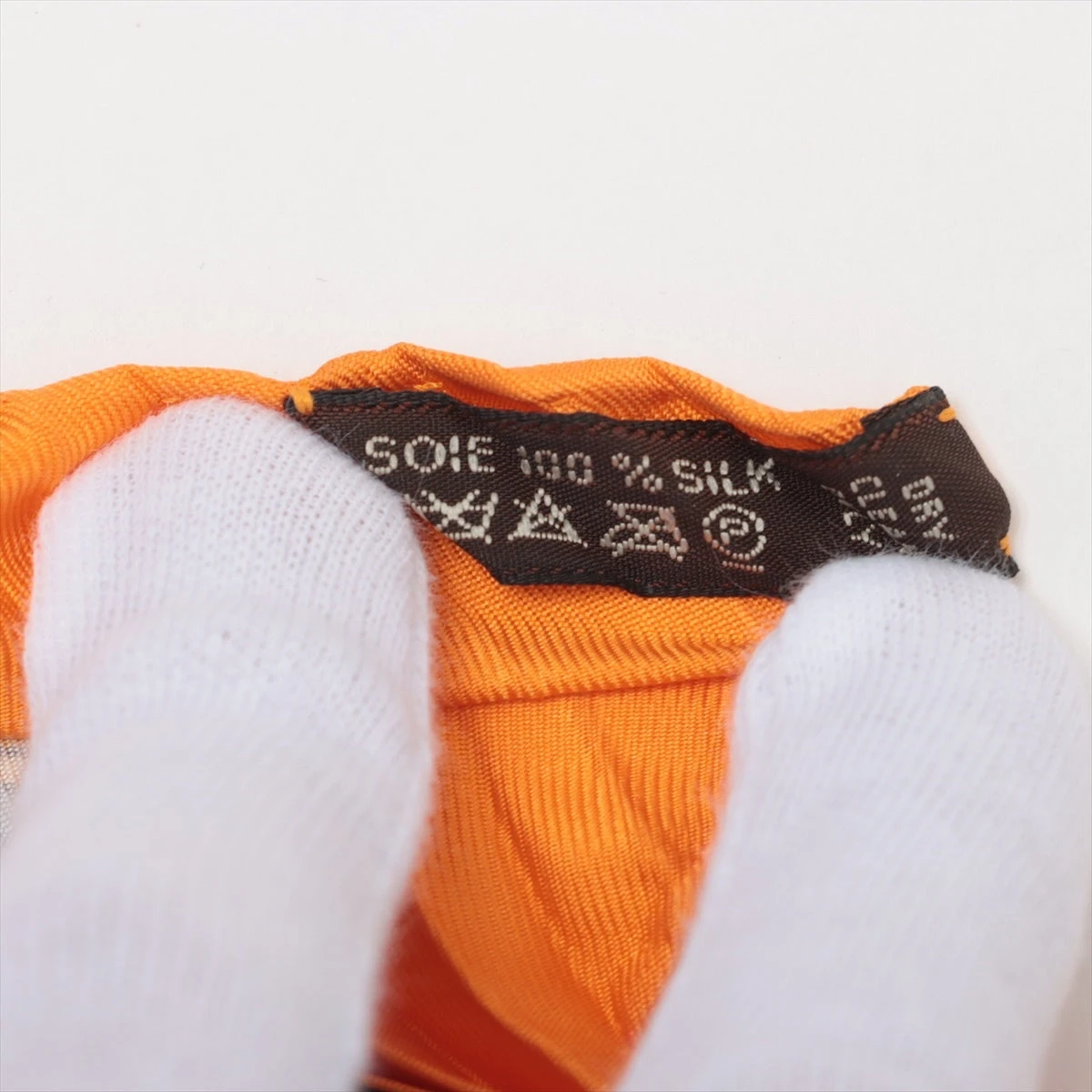 【HERMES】 エルメス　プリーツカレ　スカーフ　オレンジ 楽天市場】【美品】 エルメス スカーフ プリーツ スカーフ