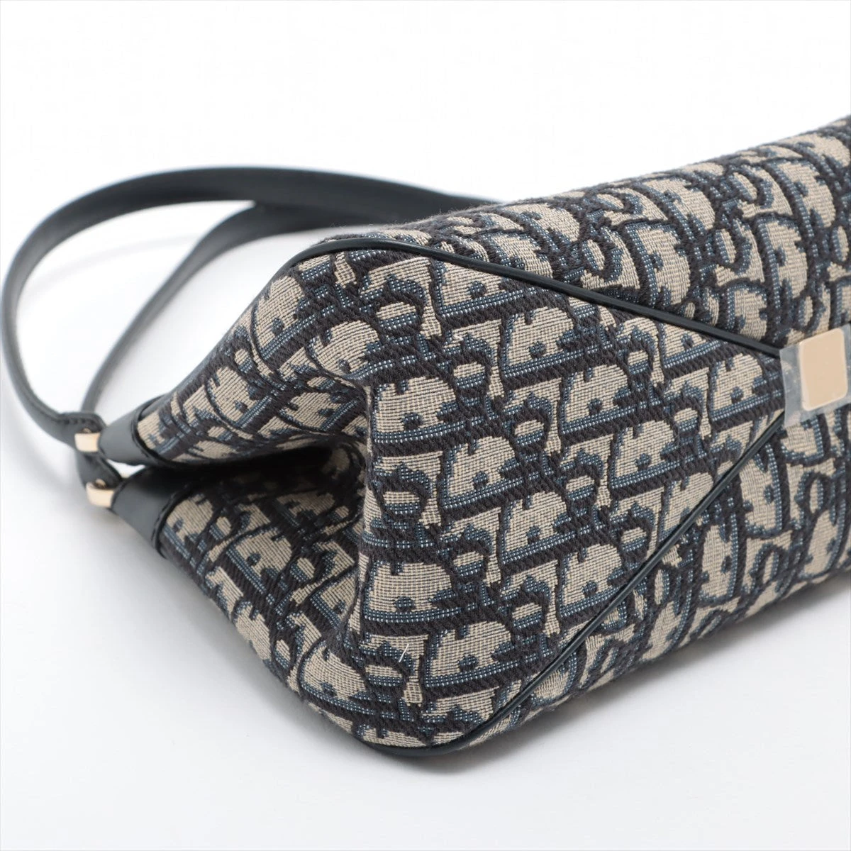 未使用品　クリスチャンディオール キーケース オブリーク キャンバス レザー クリスチャンディオール オブリーク ディオール キー キャンバス