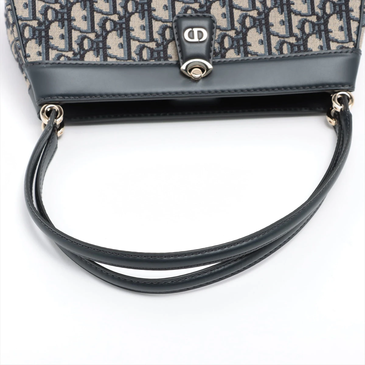 未使用品　クリスチャンディオール キーケース オブリーク キャンバス レザー クリスチャンディオール オブリーク ディオール キー キャンバス