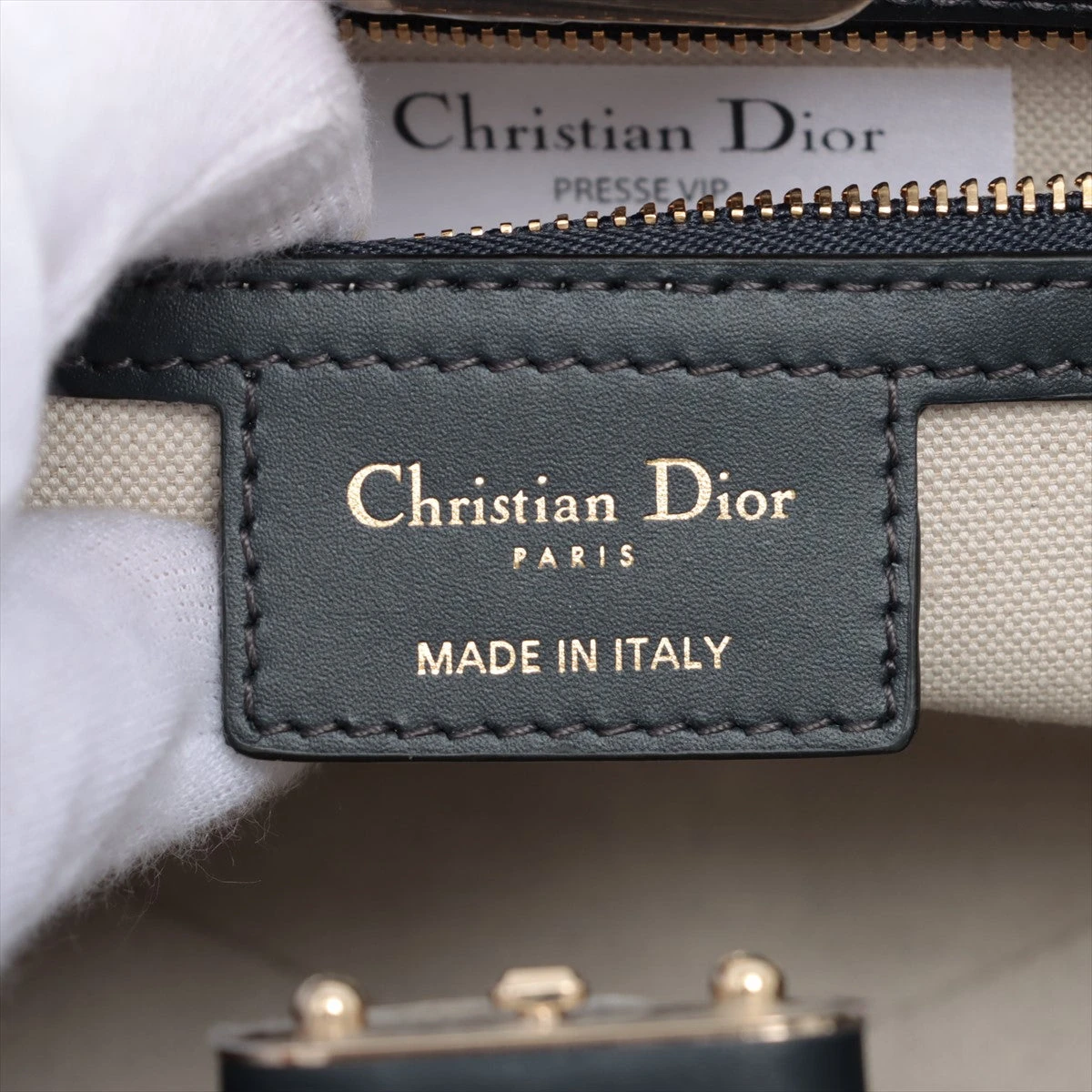 未使用品　クリスチャンディオール キーケース オブリーク キャンバス レザー クリスチャンディオール オブリーク ディオール キー キャンバス