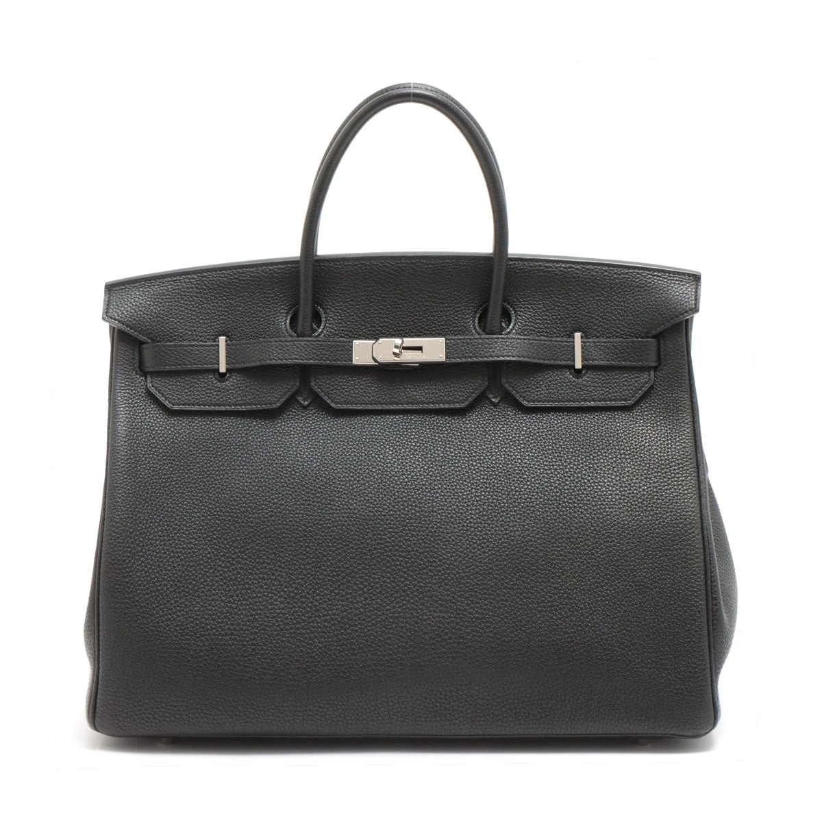 エルメス バーキン40 トゴ ブラック シルバー金具 □M:2009年