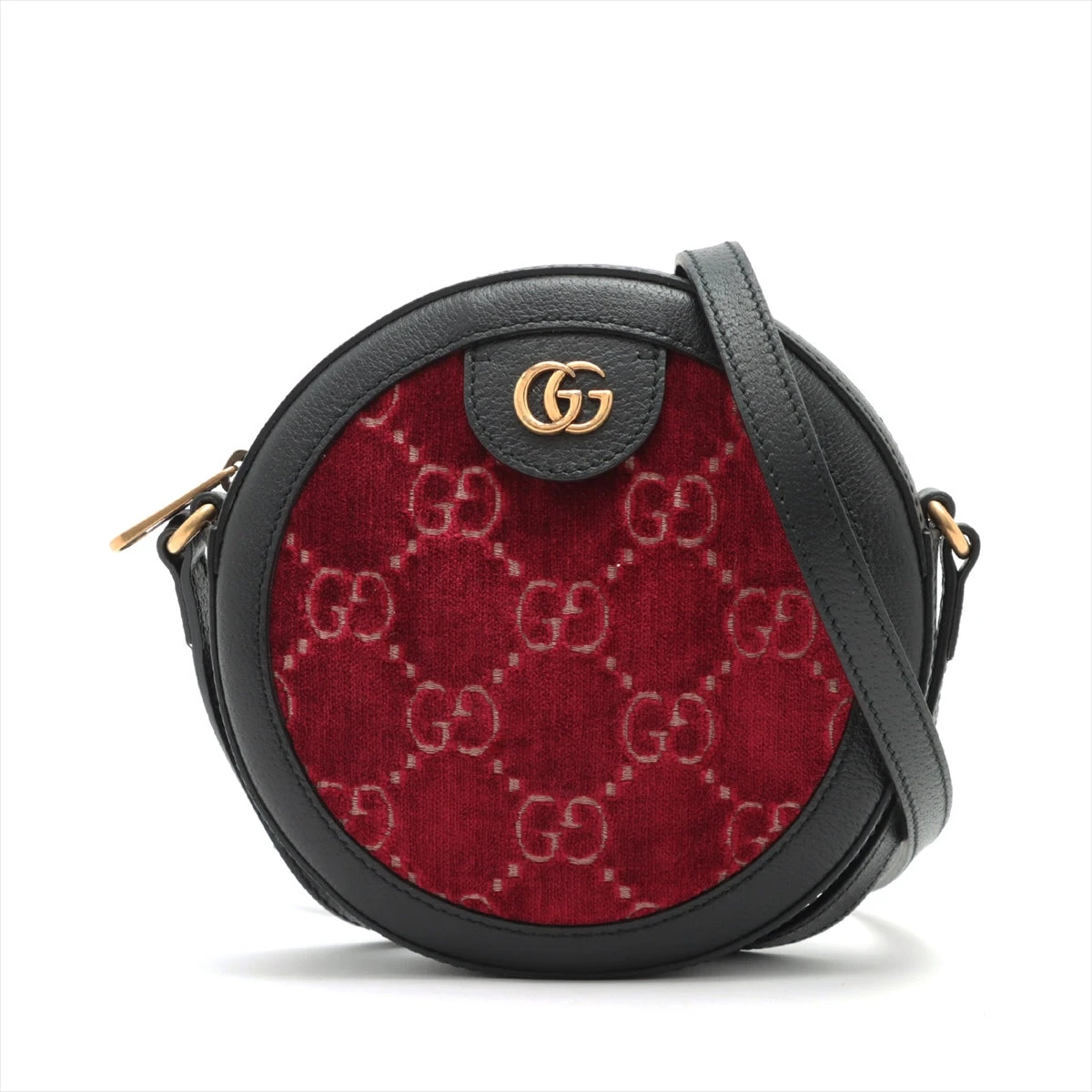 グッチ GGベルベット ベロア バックパック リュック レッド 美品