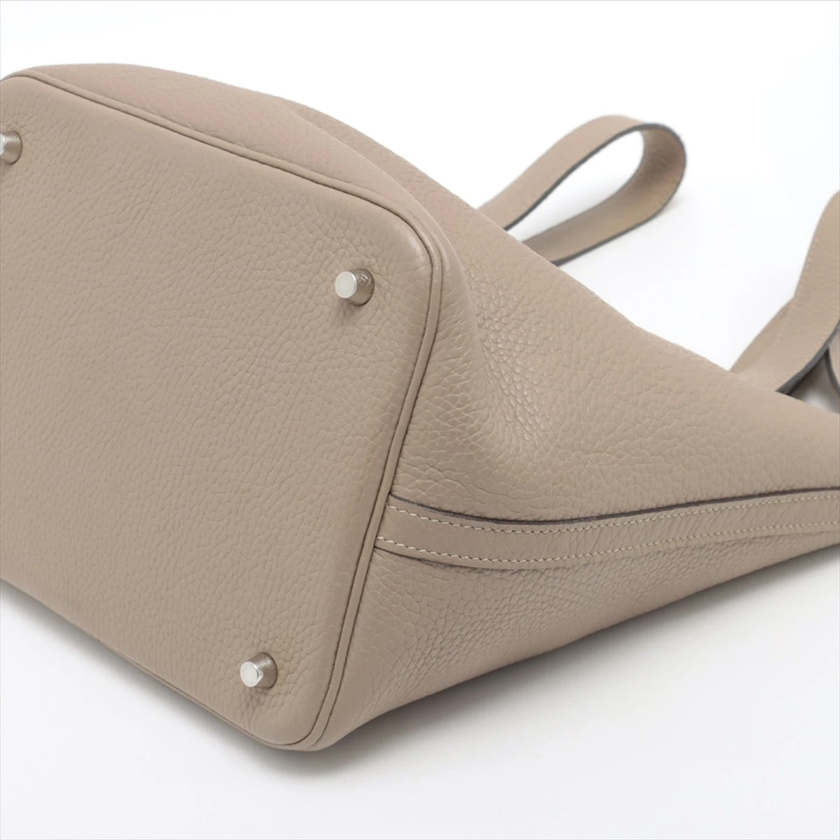 エルメス ピコタンロックMM トリヨンクレマンス エトゥープ