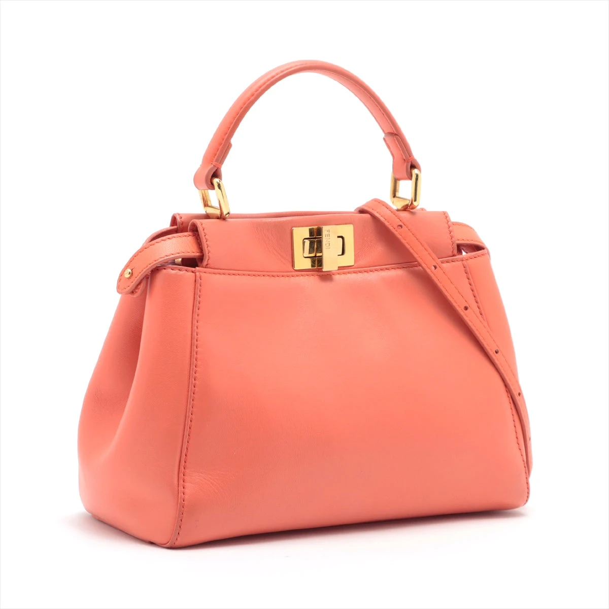 美品☆　フェンディ　ピーカブー　ミニ　オレンジ　2way　ハンドバッグ 楽天市場】フェンディ FENDI ミニピーカブーポケット 2way